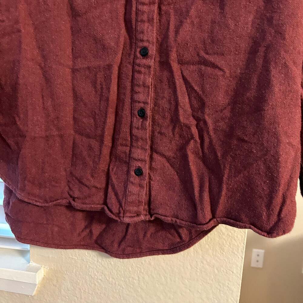 Madewell Solid Flannel Oversized Button-Down Shir… - image 6